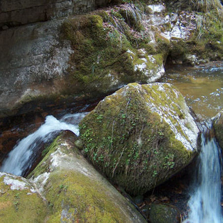 Riesenblcke - Wasserfall